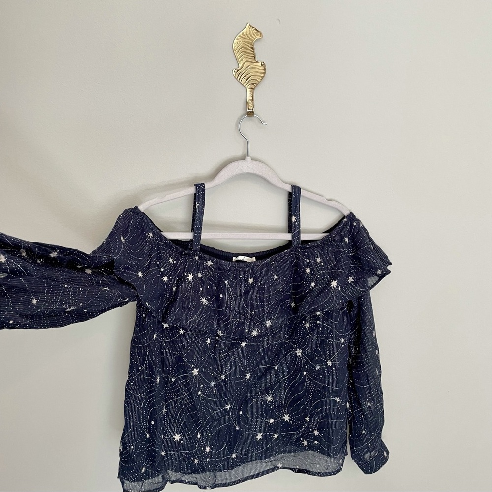 Anthro cosmic blouse